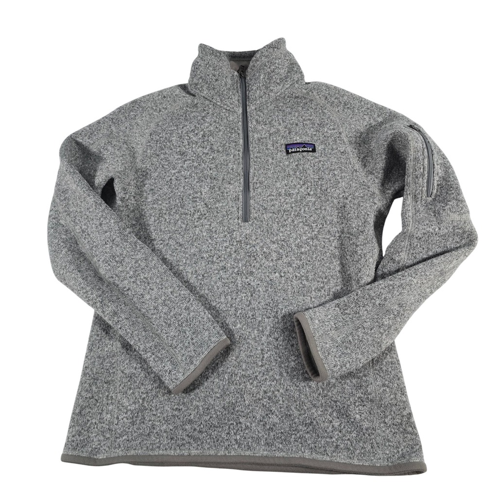 Patagonia Better Sweater 1/4 Zip Fleece Pullover Gray‎ Birch gray 25618 FA19 S